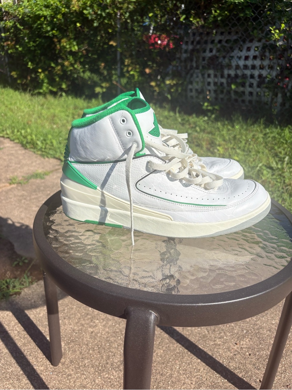 Jordan 2 Green and White